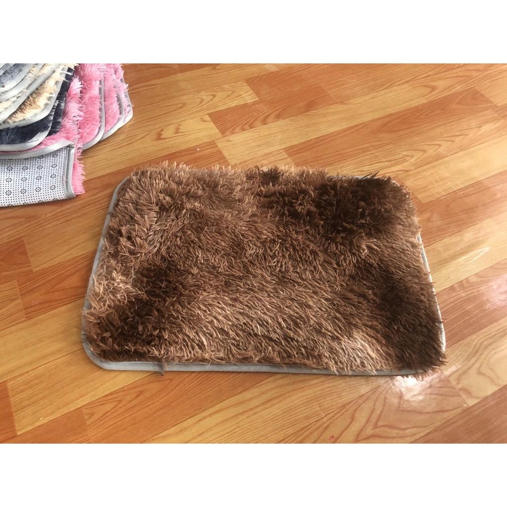 Thảm loang lông tròn trang trí phòng khách hoặc chụp mẫu decor đường kính 1m