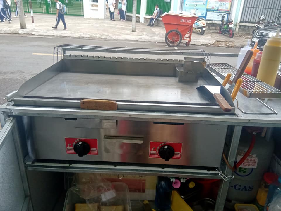 Bếp chiên rán mặt phẳng dùng gas GH720