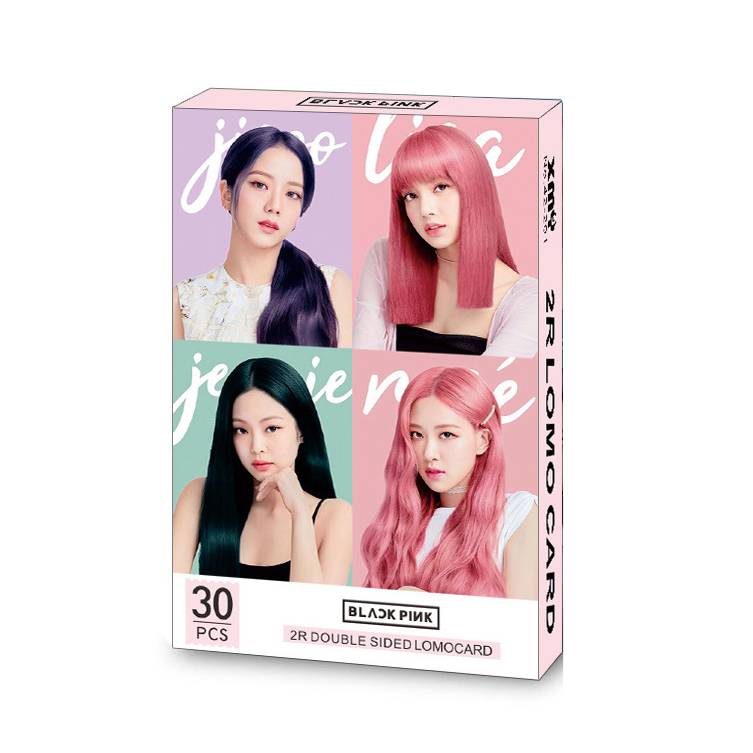 Lomo card Blackpink bộ ảnh thẻ nhóm Blackpink nhiều mẫu