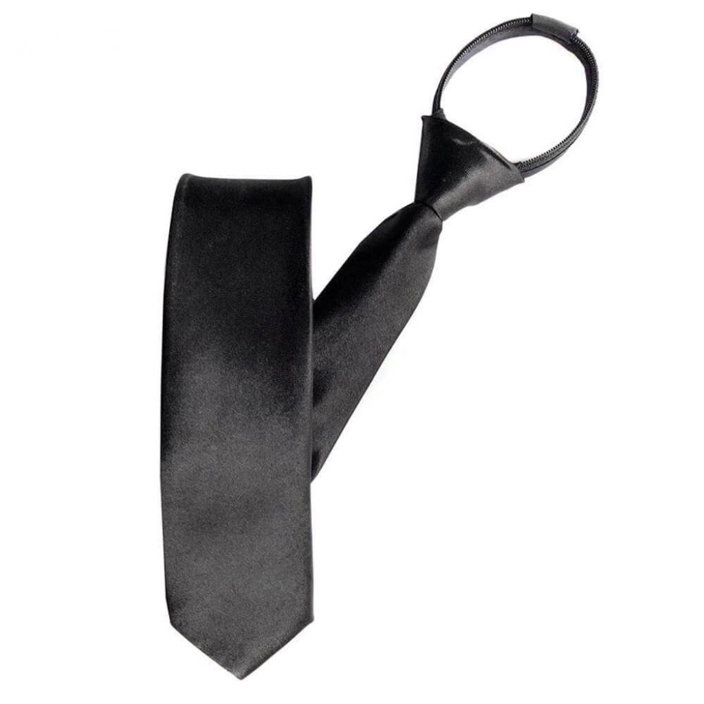 Cà vạt nam thắt sẵn Thời trang PONIVA bản 5cm có dây kéo thanh lịch