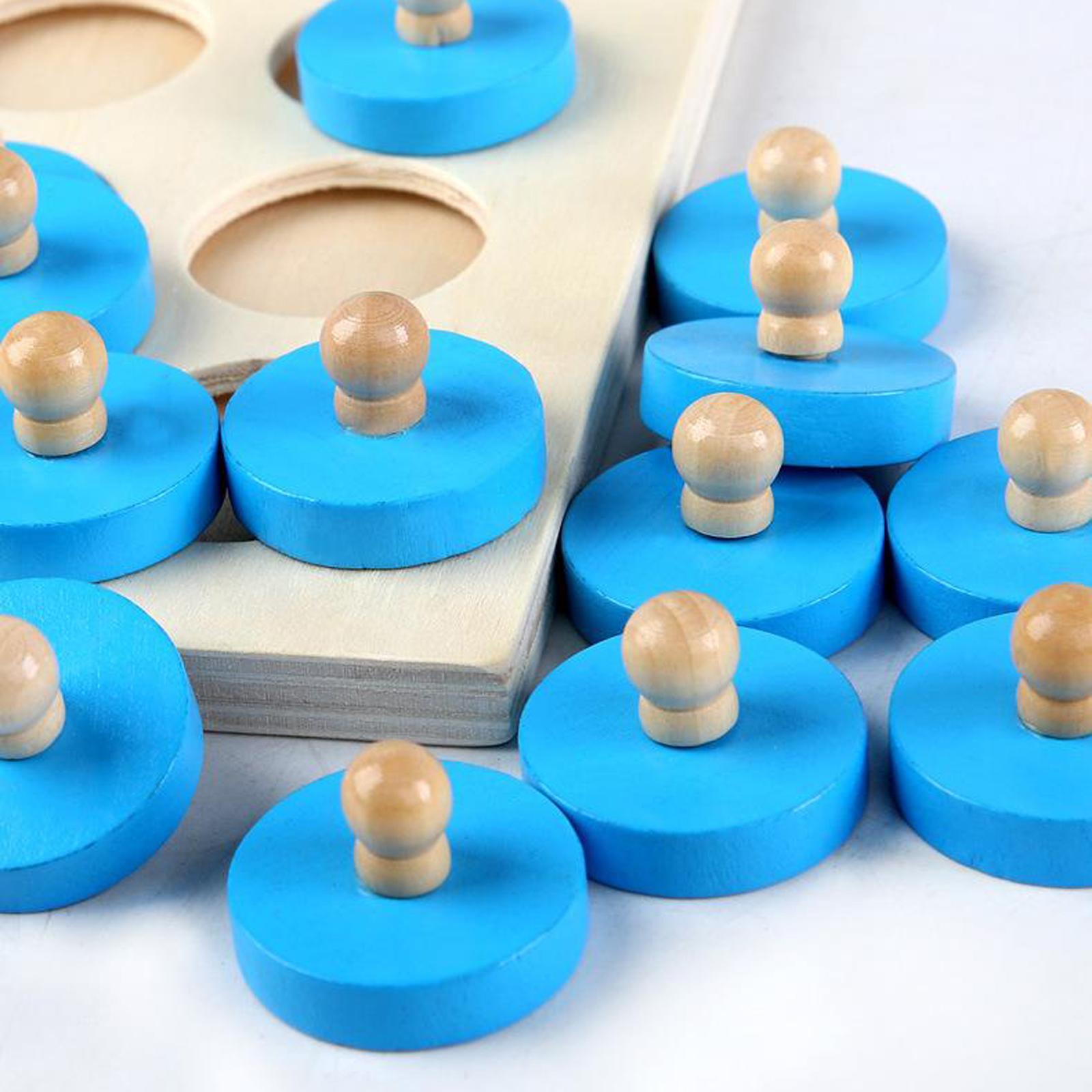 Kid Wooden Memory Chess Board Memory Training Game Educational Toy