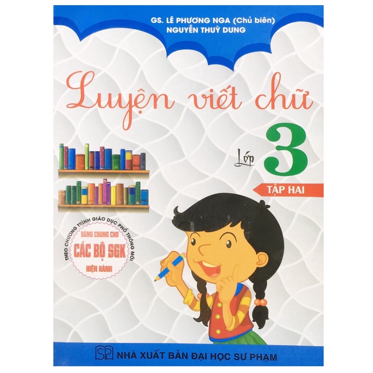 Sách - Luyện viết chữ lớp 3 Tập 1+ Tập 2 ( theo chương trình giáo dục phổ thông mới)