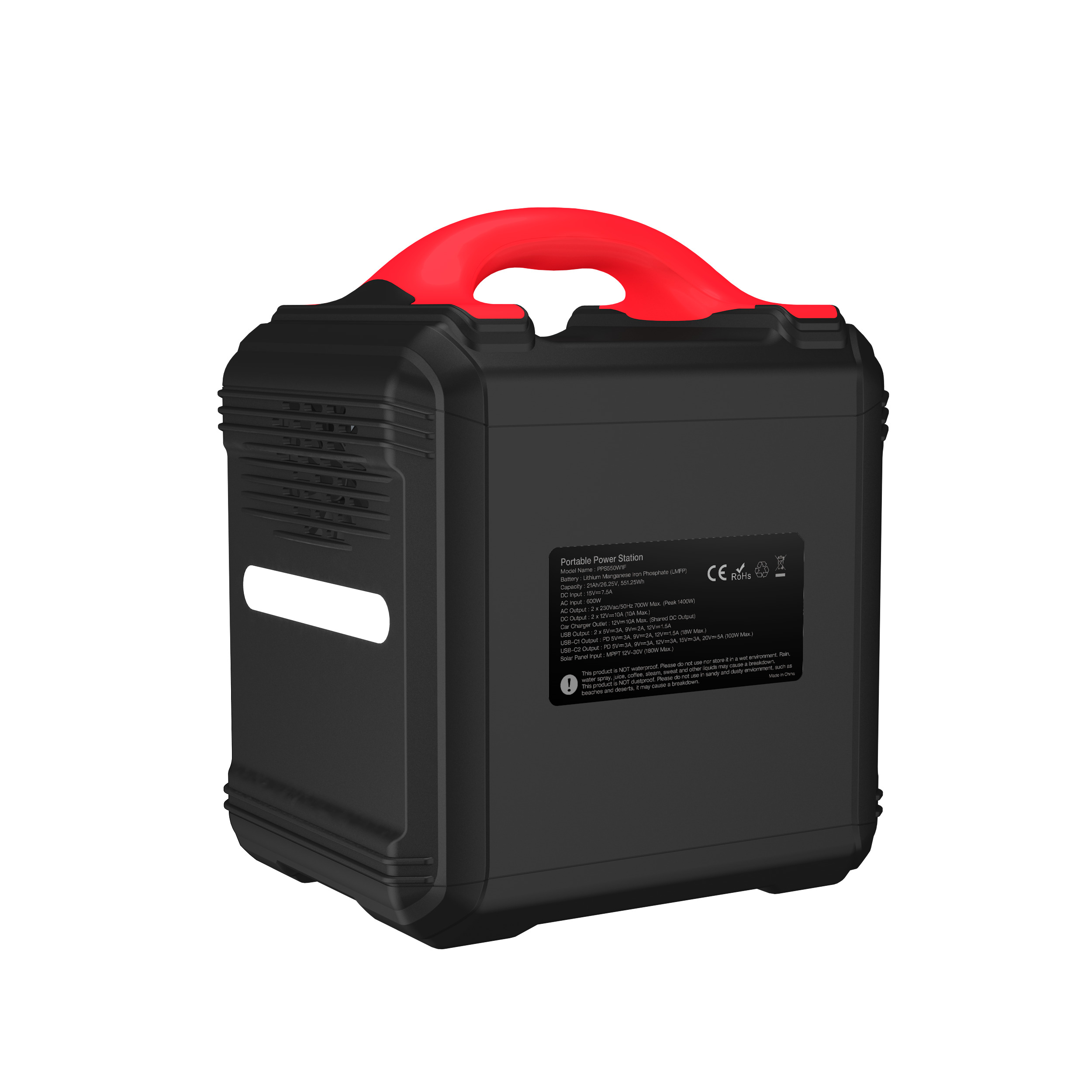 Trạm sạc dự phòng di động Energizer công suất 550Wh|700W, tích điện Gia Đình mang theo Du Lịch/Camping - Hàng chính hãng