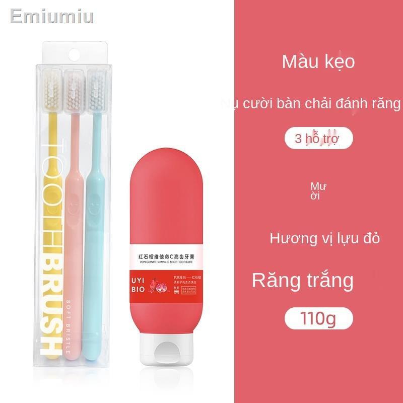 Bộ bàn chải đánh răng lông mềm siêu mềm siêu mịn dành cho nữ dễ thương