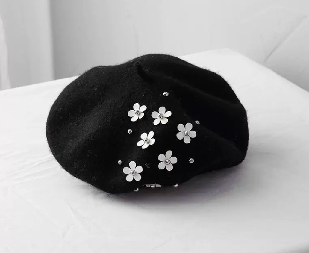 Nón bere mũ beret nữ cao cấp thu đông thời trang Âu Mỹ dona22102501