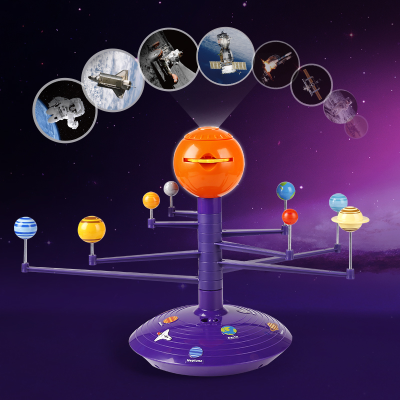 Bộ đồ chơi chiếu bóng và mô hình Hệ mặt trời - Solar System Planetary E Projector 120473ES – Chính hãng TOPBRIGHT