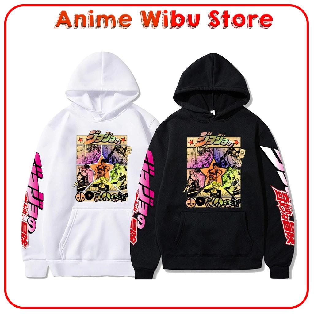 Áo Hoodie Nam - Nữ in hình Jojo'S Bizarre Adventure mẫu áo 2022