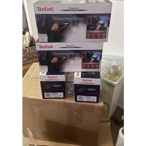 Bàn Là Hơi Nước Tefal FV8064 Puregliss, Bàn Ủi Cầm Tay, Công Suất 3000W, Lực Phun Mạnh, Nhập Pháp, BH 12 Tháng, Hàng Chính Hãng