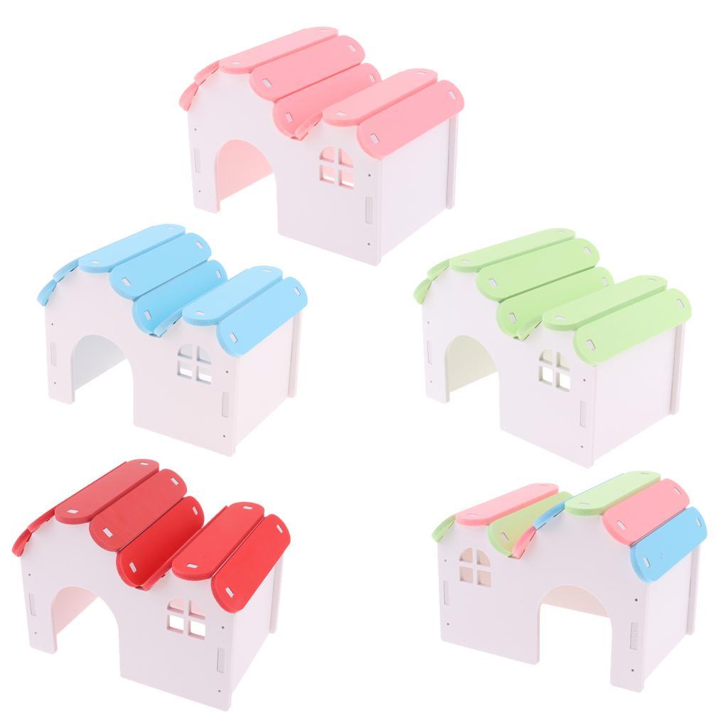Rodents House, Wooden House, Hamster House, Guinea Pig House, 17 X 12 X 13
