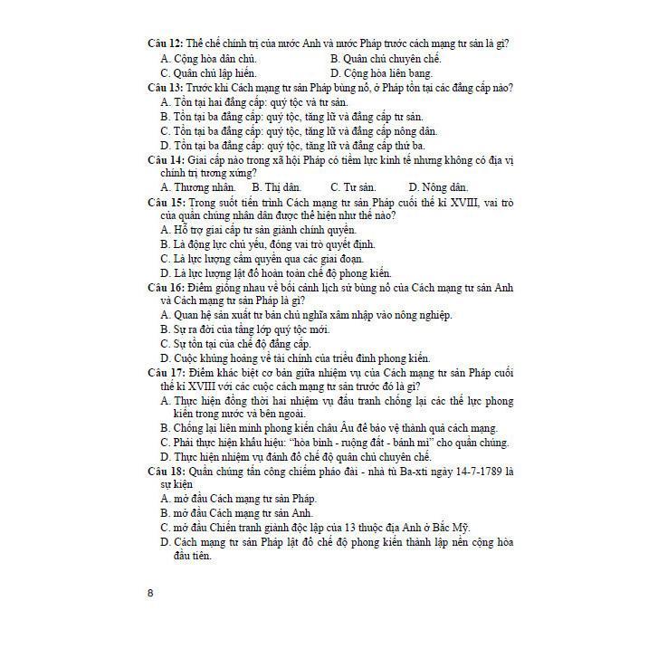 Sách - Đề Kiểm Tra, Đánh Giá Lịch Sử Lớp 8 Theo Chủ Đề - Bám Sát SGK Kết Nối Tri Thức Với Cuộc Sống - Hồng Ân