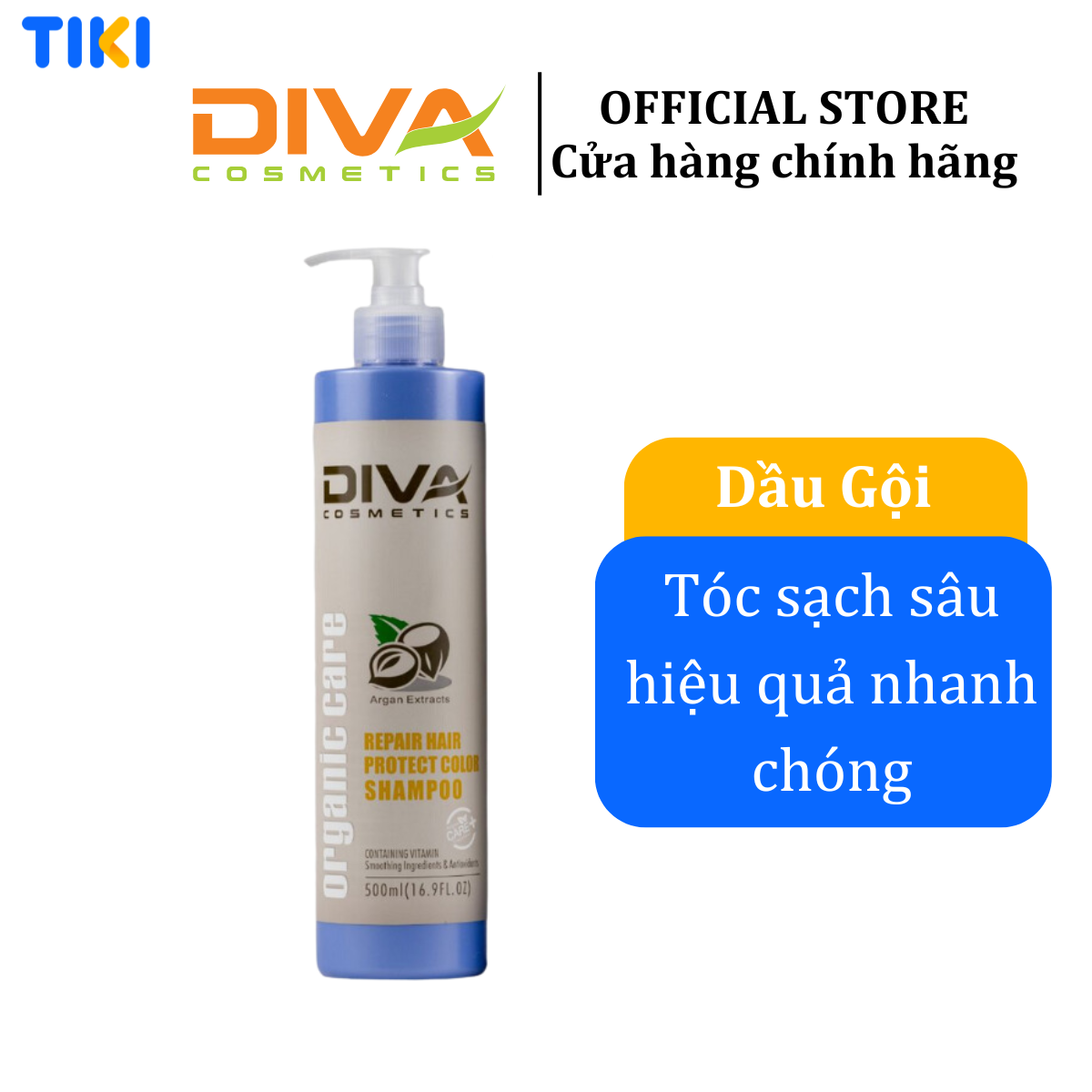 DẦU GỘI PHỤC HỒI VÀ GIỮ MÀU DIVA