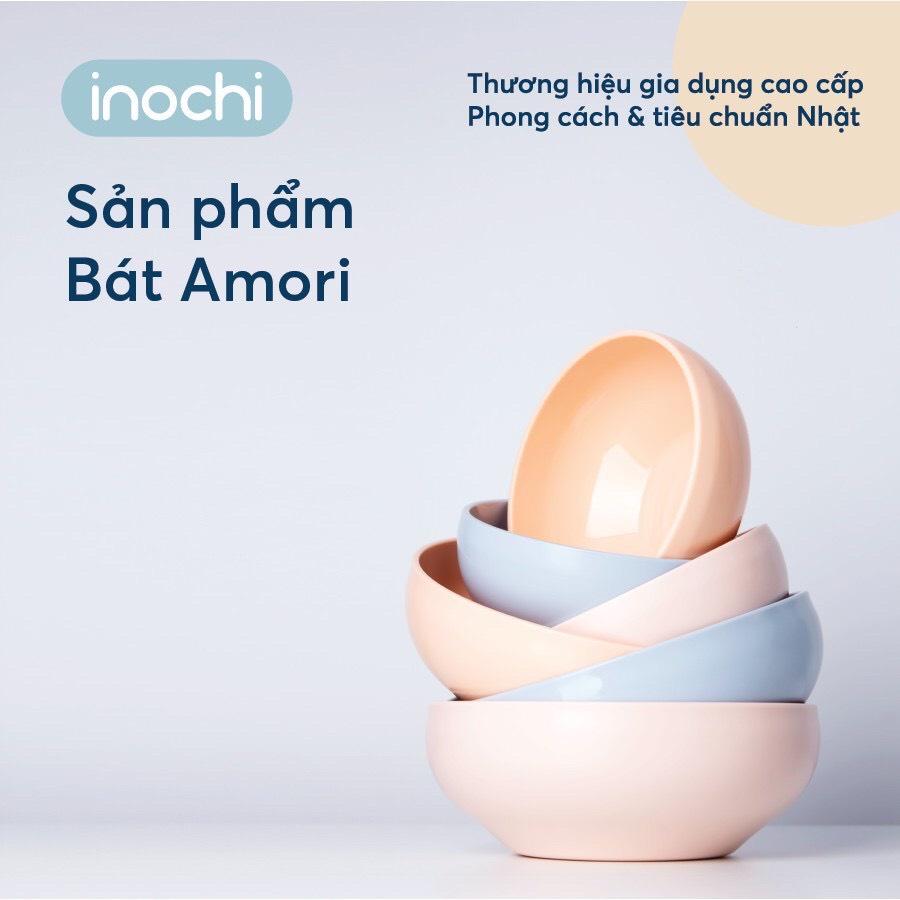 Bát ăn dặm cho bé ăn cơm nhựa chịu nhiệt inochi amori 415ml BAN415 (1 chiếc)