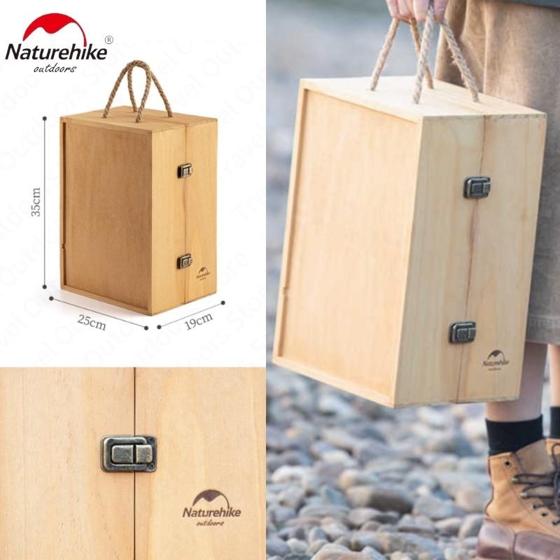 Hộp Gỗ Đựng Gia Vị Di Nhiều Tầng Tiện Lợi Dã Ngoại NatureHike NH20PJ006