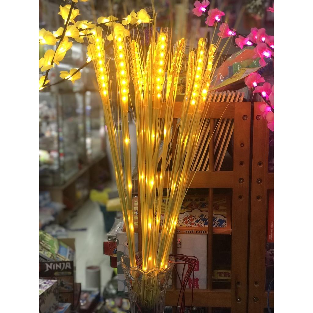COMBO 10  Bông lúa vàng tài lộc ,đèn trang trí cây lúa +phích cắm