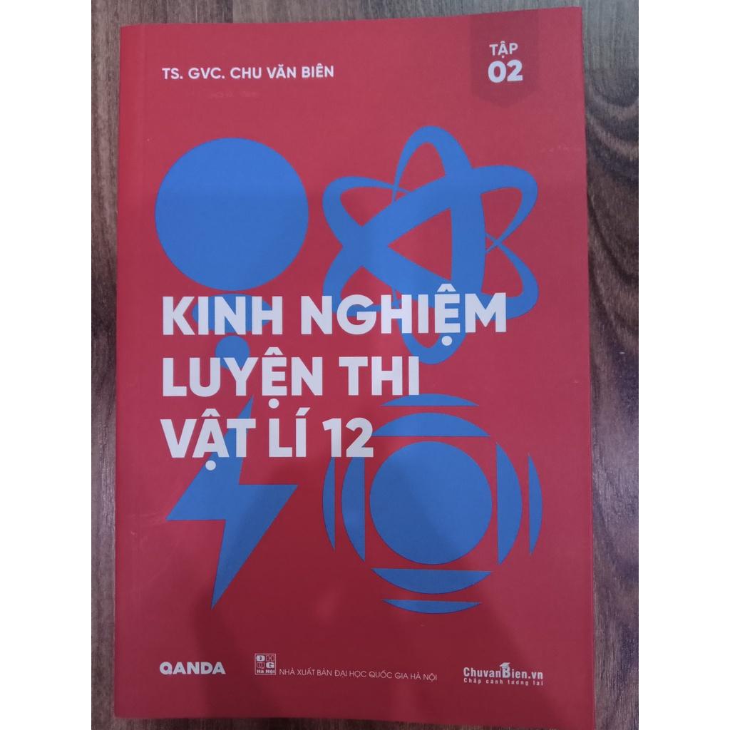 Sách - Combo Kinh nghiệm luyện thi Vật lí 12 (Tập 1 + Tập 2)