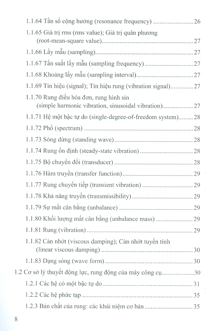 Rung Động Máy, Cụm Trục Chính Máy Công Cụ Và Phương Pháp Đo Kiểm (Sách Chuyên Khảo)