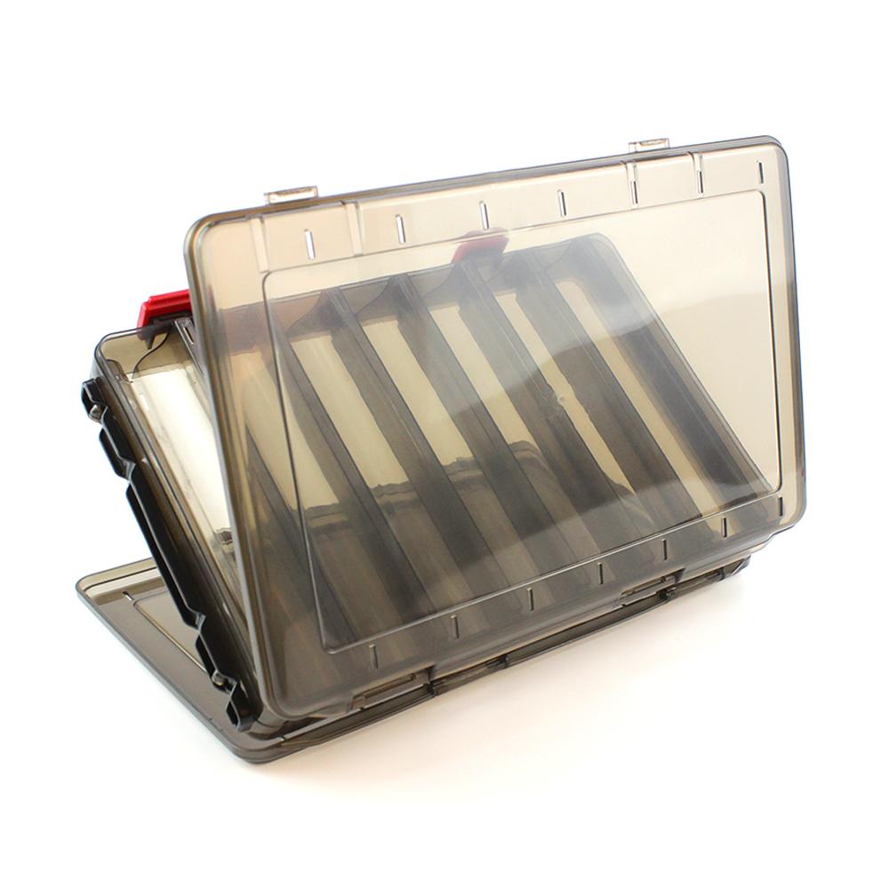 Hộp đựng mồi câu cá bằng nhựa 14 ngăn hai mặt