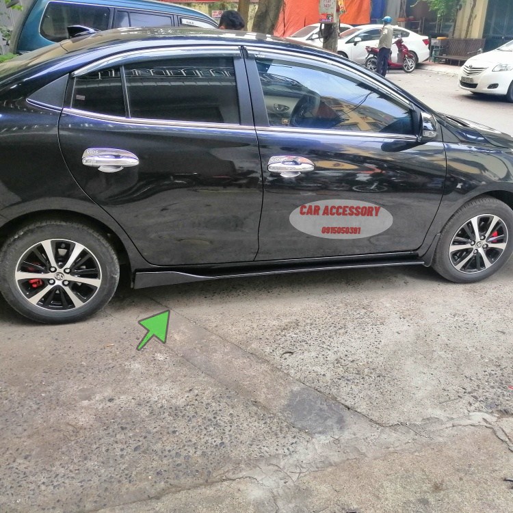 Lip hông Lip sườn Toyota mẫu độ cho xe Toyota Vios