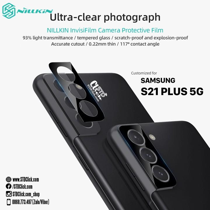 MIẾNG DÁN DÀNH CHO ĐIỆN THOẠI CAMERA SAMSUNG GALAXY S21 PLUS 5G NILLKIN INVISIFILM 0.22MM