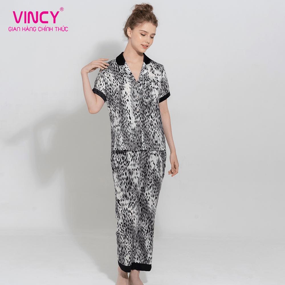 Bộ Đồ Satin Lửng Nữ Vincy Thoáng Mát BLS023W01