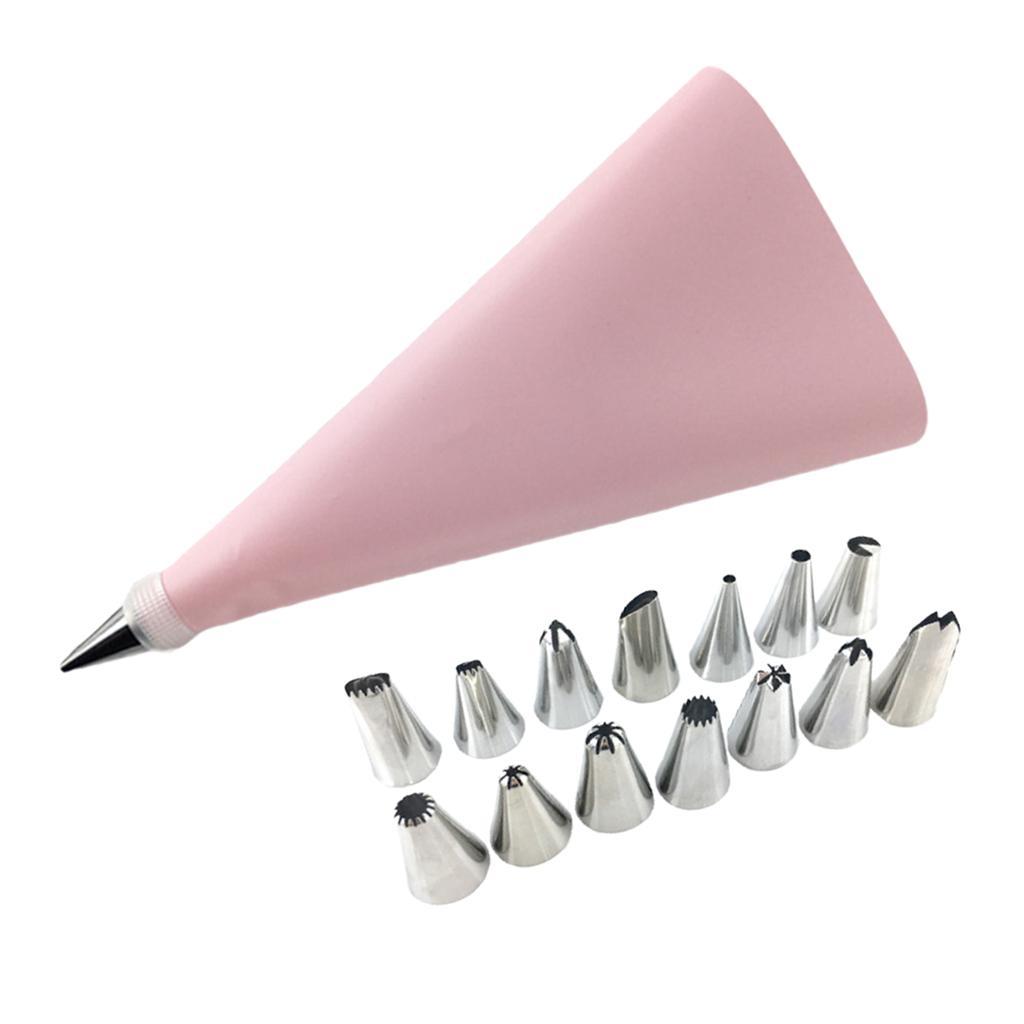 Reusable Piping Pastry Bag with & Nozzle Tips  DIY Tools Set