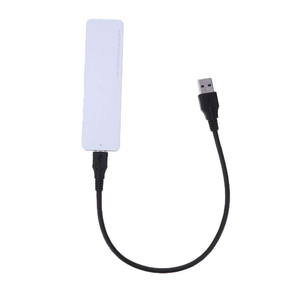 NVME Enclosure M.2 PCI-E SSD M.2 to Type-C USB 3.1 External Aadpter Case