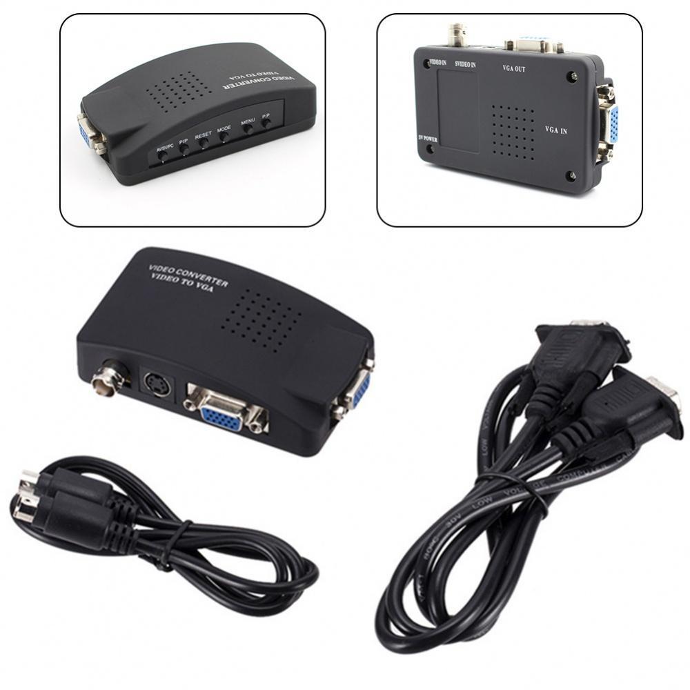 Bộ ChuyểN VGA SVideo BNC Sang VGA VớI 6 Phụ Kiện