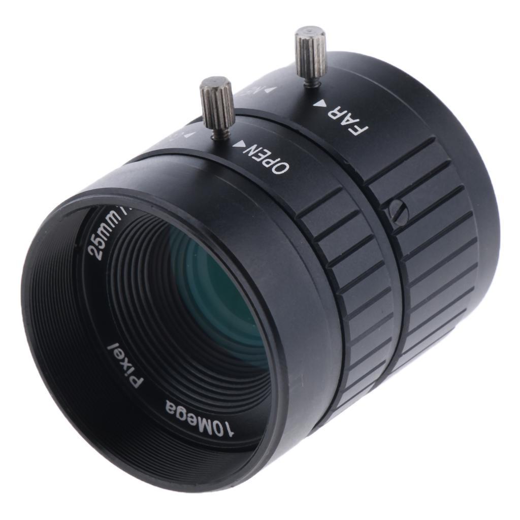 HD 5MP 25mm F1.4 Aperture Focal Fixed Focus CS C Mount CCTV Lens Format 2/3"