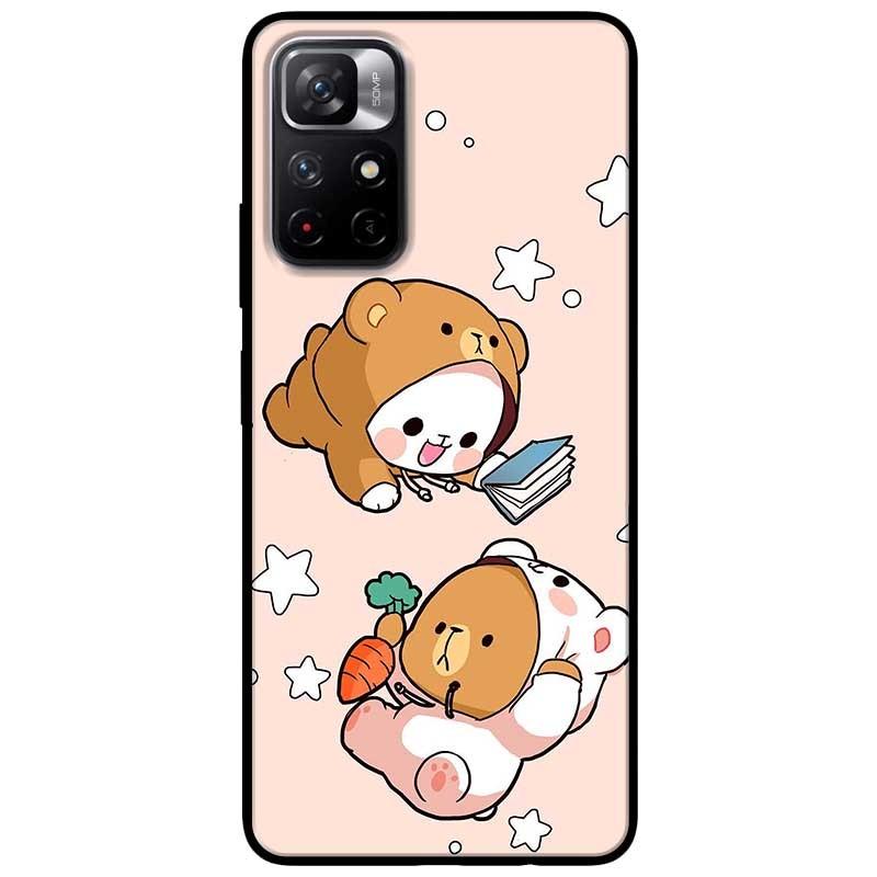 Ốp lưng dành cho Xiaomi Redmi Note 11 5G - Redmi Note 11T - Redmi Note 11S - Hai Chú Gấu Bay