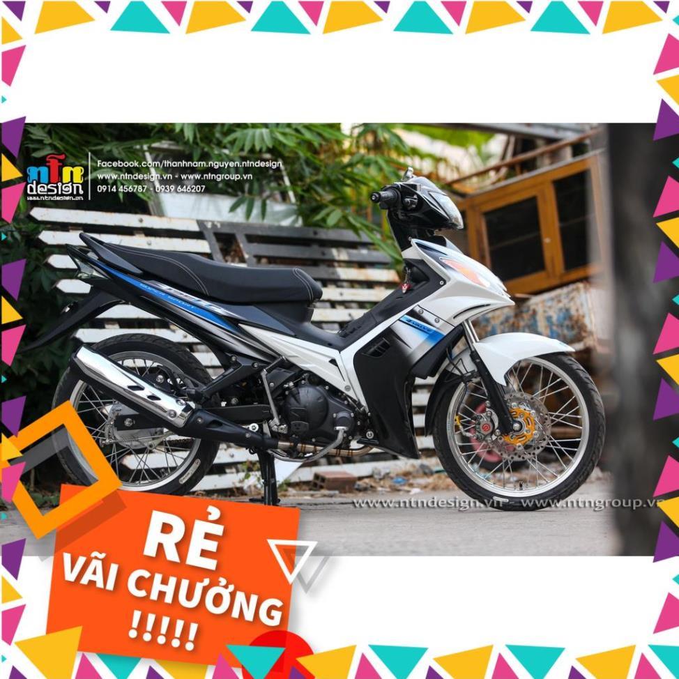 Tem Rời Exciter 2009 Mẫu Trắng Xanh Đen 135 LC