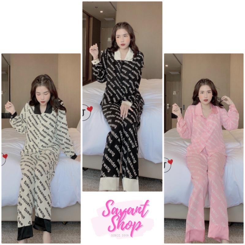 Pijama Nữ - Pijama Tay Dài Quần Dài Mango