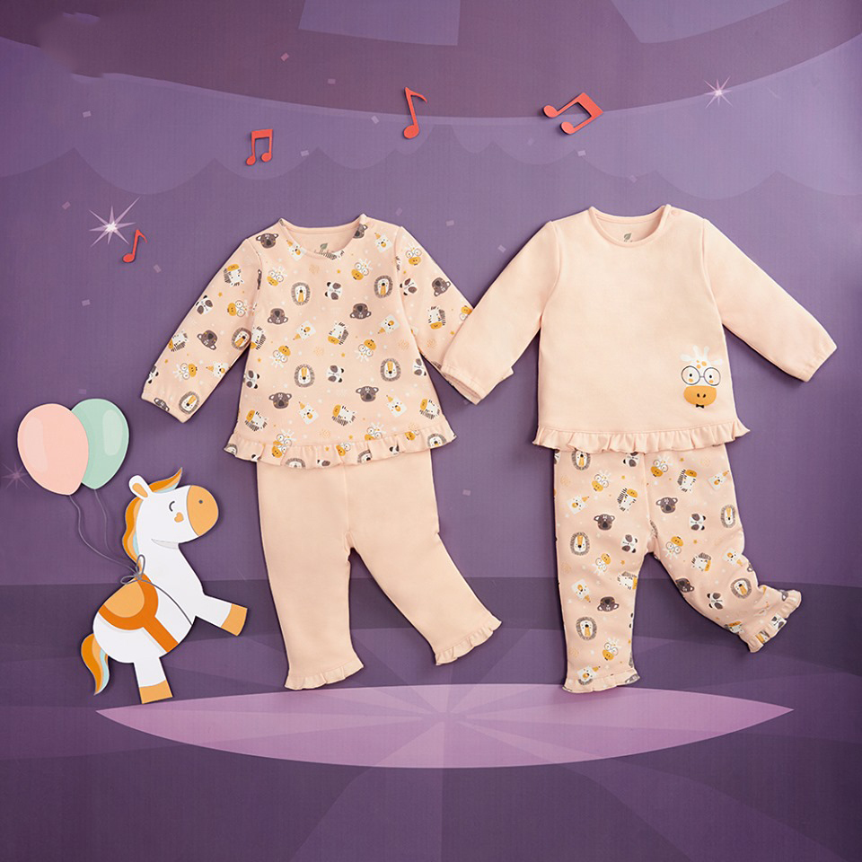 Bộ 2 áo 2 quần vải Interlock Lullaby BST Thu Đông 2019