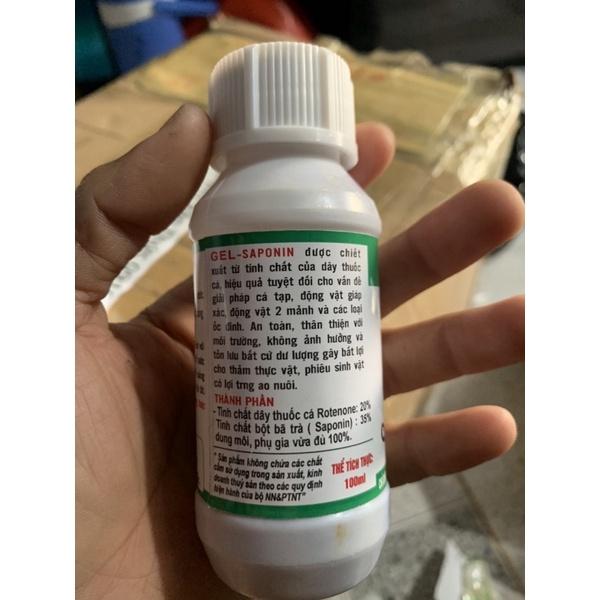 thuốc cá chai, duyệt cá tạp Gel saponin cực mạnh