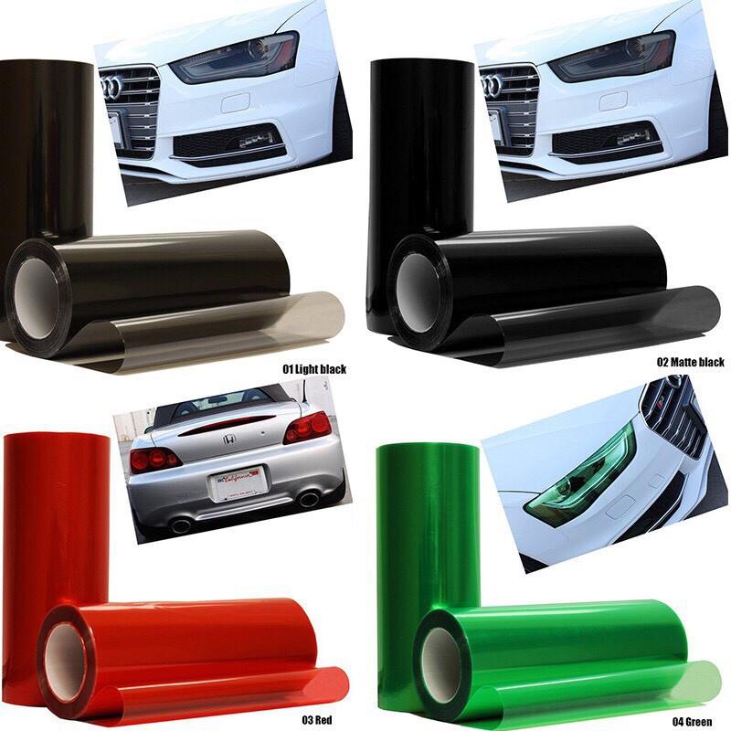 Decal dán trang trí pha đèn Xe máy Ngọc Trai / Tấm phim Dán pha đèn Xe Máy , Oto đủ màu! - Xanh lá