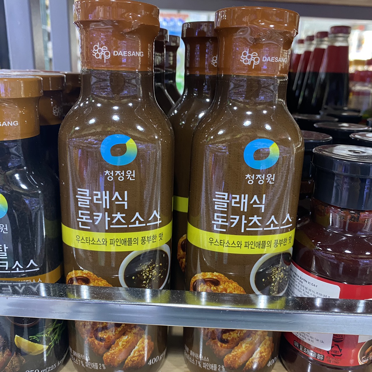 Sốt Thịt Chiên Xù Kiểu Cổ Điển Daesang Hàn Quốc Chai 400G / 대상) 파인애플 돈까스 소스 400G