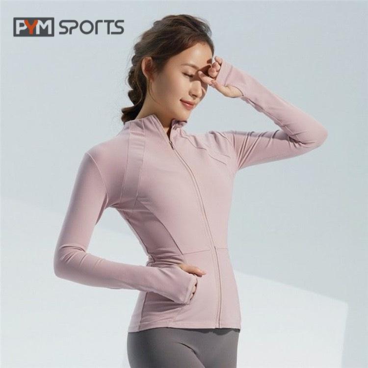 Áo khoác thể thao body PYM SPORT - PYMAT010 - 1 lớp, mặc chạy bộ, tập gym, yoga - 5 màu cho bạn lựa chọn