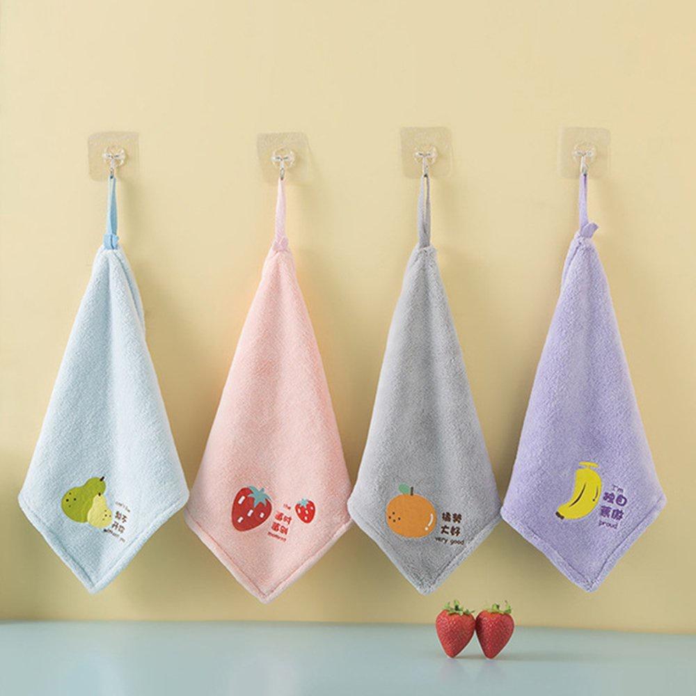 SET 5 Khăn lau tay COTTON nhà bếp siêu thấm nước có móc treo tiện lợi, KÍCH THƯỚC 30x30cm, độ bền cao, mềm mại nhanh khô