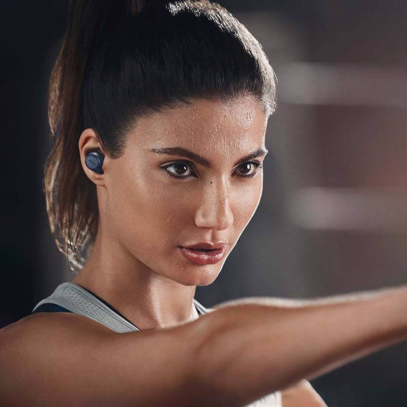 Jabra Elite Active 75t - Tai Nghe Bluetooth True Wireless Nghe Nhạc, Đàm Thoại, Chống Nước IP57, 4 Micro Tích Hợp Chống Ồn - Hàng Chính Hãng