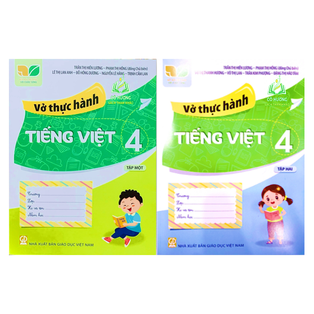 Sách - Combo vở thực hành tiếng việt 4 - tập 1 + 2