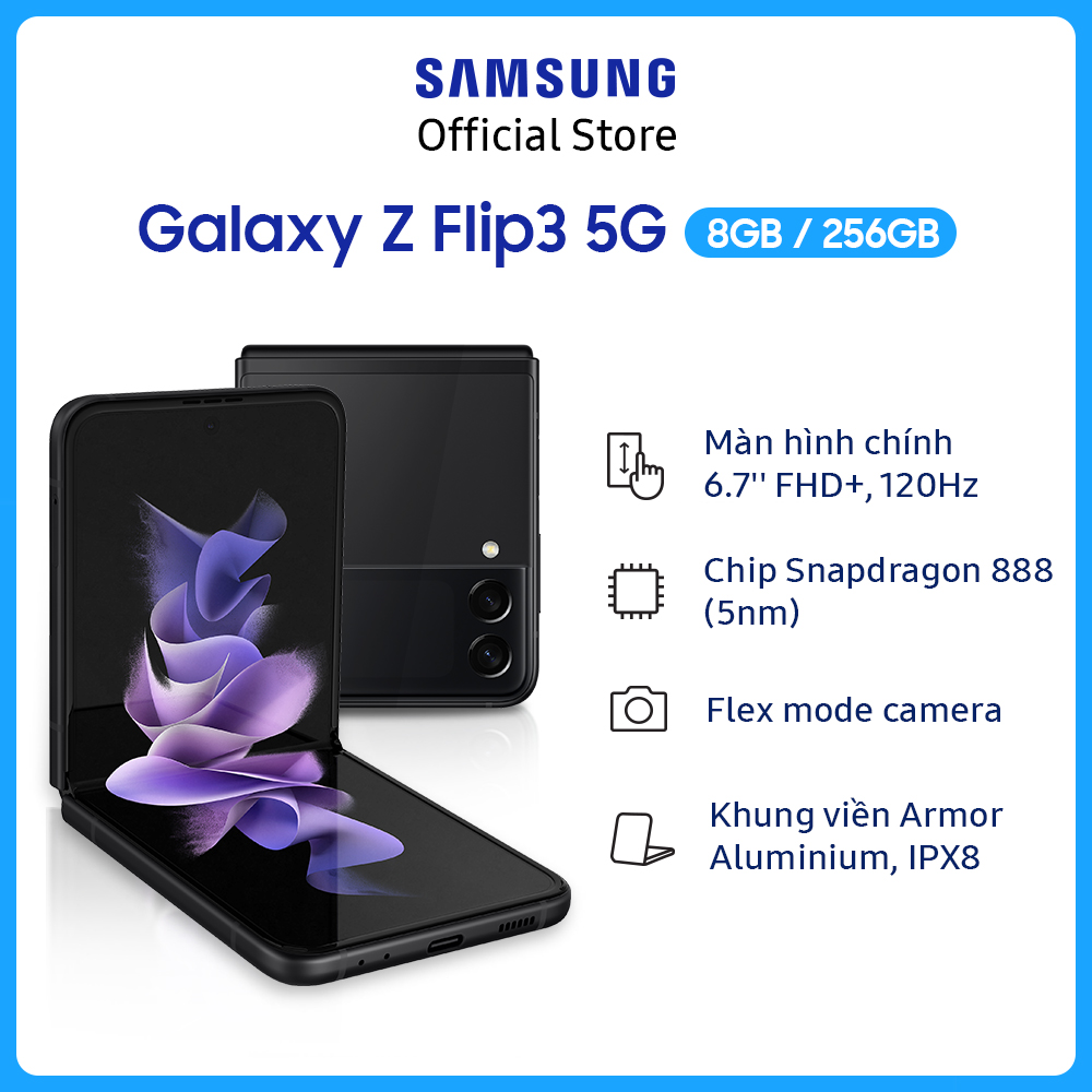 Điện Thoại Samsung Galaxy Z Flip 3 (256GB) - Hàng Chính Hãng