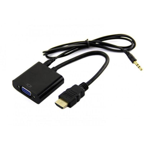 Cáp chuyển đổi VGA + Audio sang HDMI,cáp chuyển vga sang hdmi kèm âm thanh