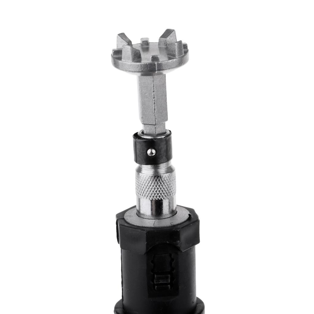 Golf Shoe Spikes Replacement Wrench Tool Cleats Remover Puller W/ 3 Adapters