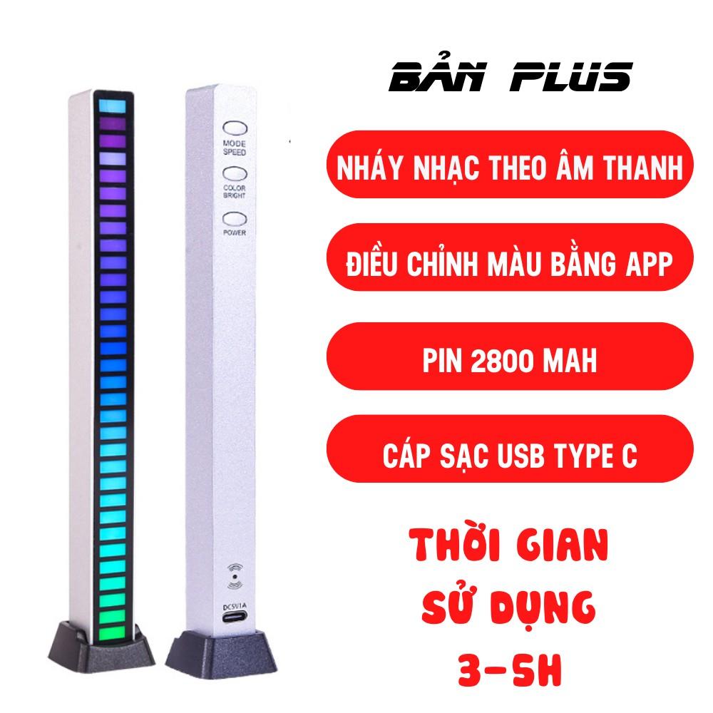 Đèn Led RGB, Thanh Đèn Cảm Ứng Nháy Theo Nhạc Máy Tính, Xe Hơi Điều Khiển Qua APP BLUETOOTH TIME HOME