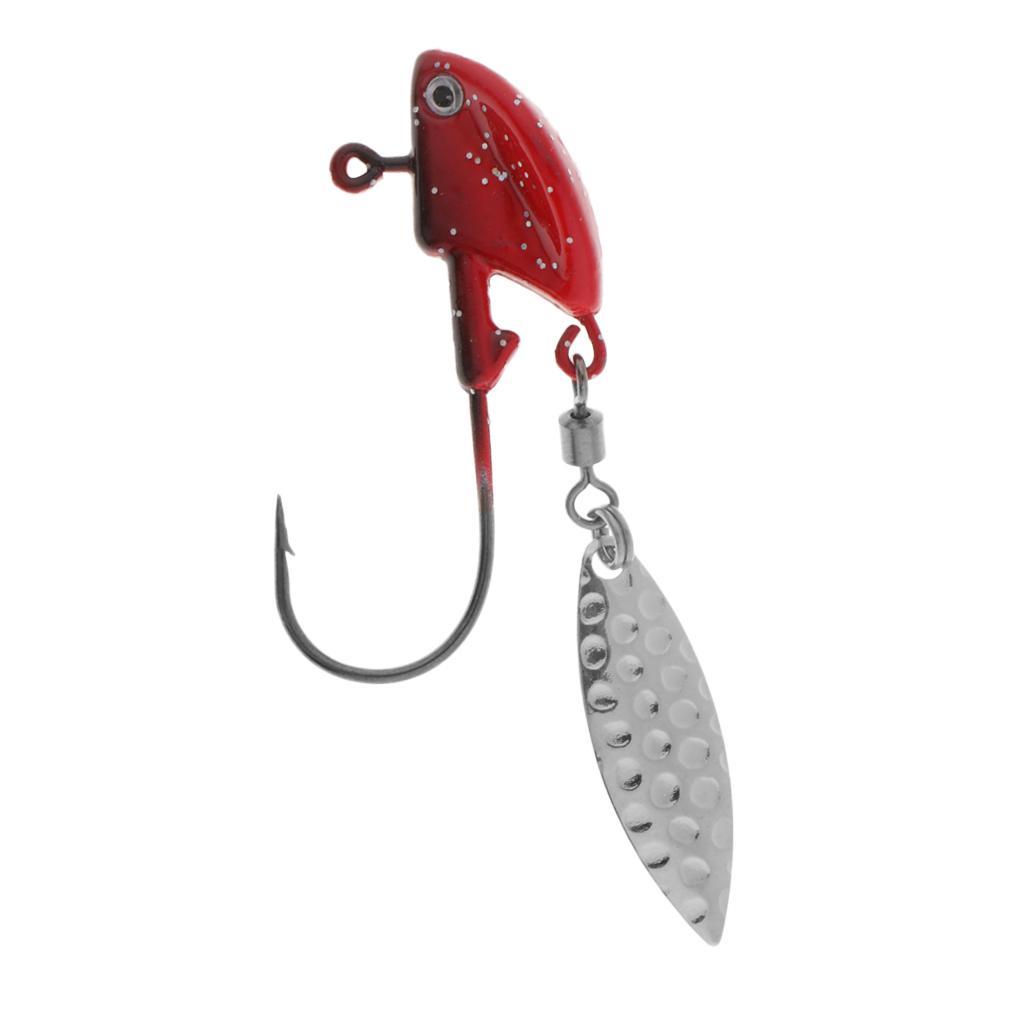 2-6pack Saltwater Fishing Jigs with Spoon Jig Heads Hook Baits Bass Trout Lures