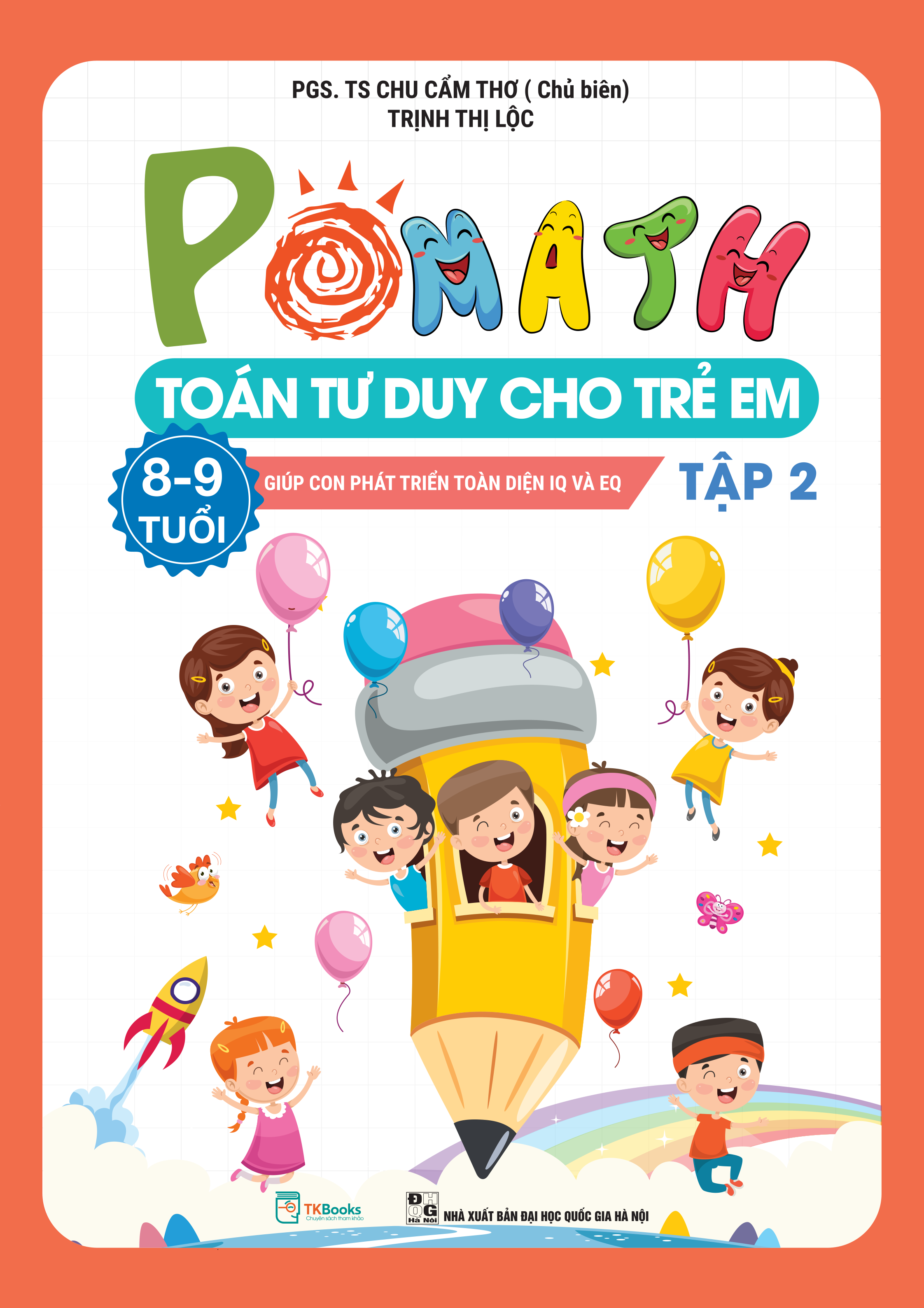 Combo POMath - Toán tư duy cho trẻ em 8 - 9 tuổi - TKBooks
