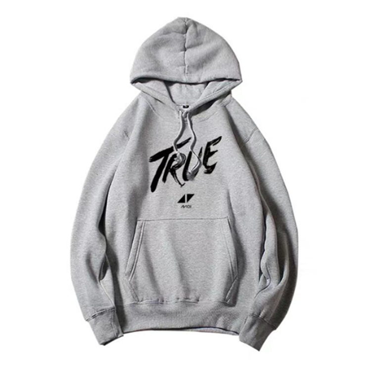 [SIÊU RẺ] Áo nỉ Hoodie True đủ màu (unisex nam nữ đều mặc được) - Xám - XXL