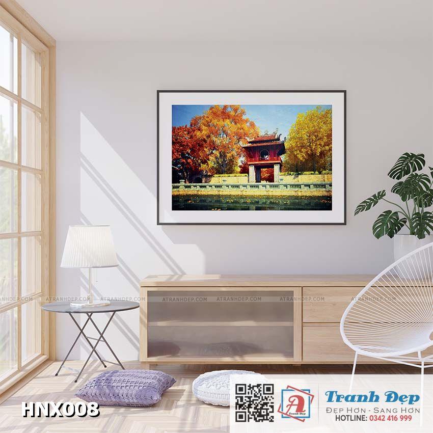 Tranh trang trí siêu nhẹ phong cảnh Hà Nội xưa - HNX008