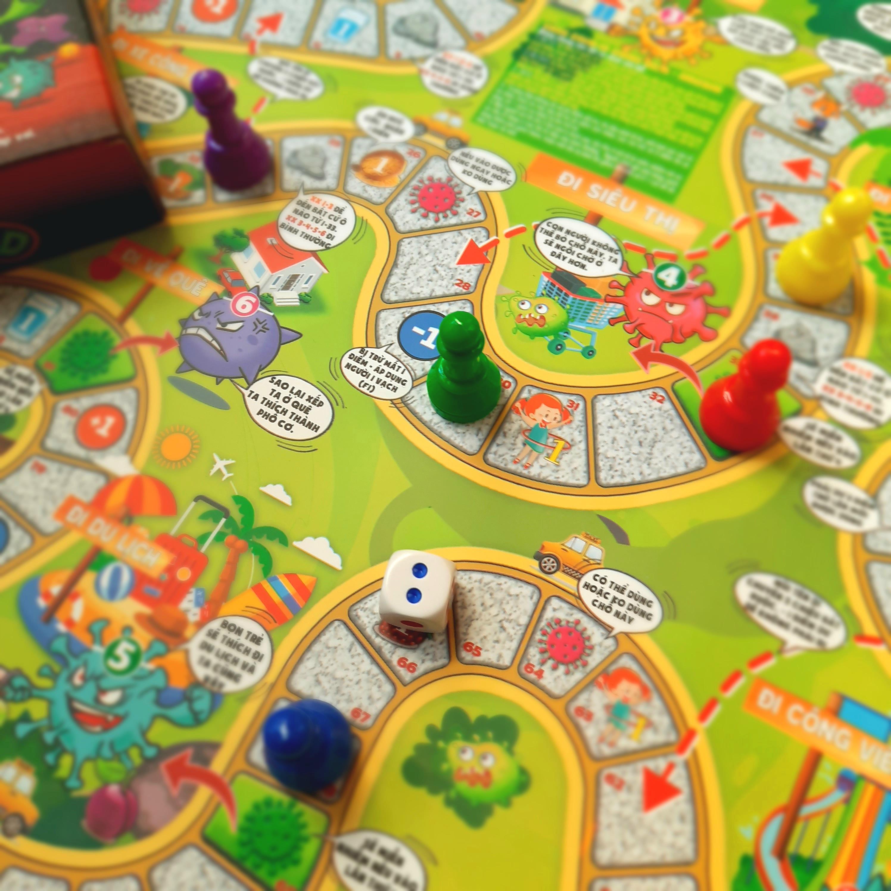 Boardgame Đại Chiến Covid - Foxi
