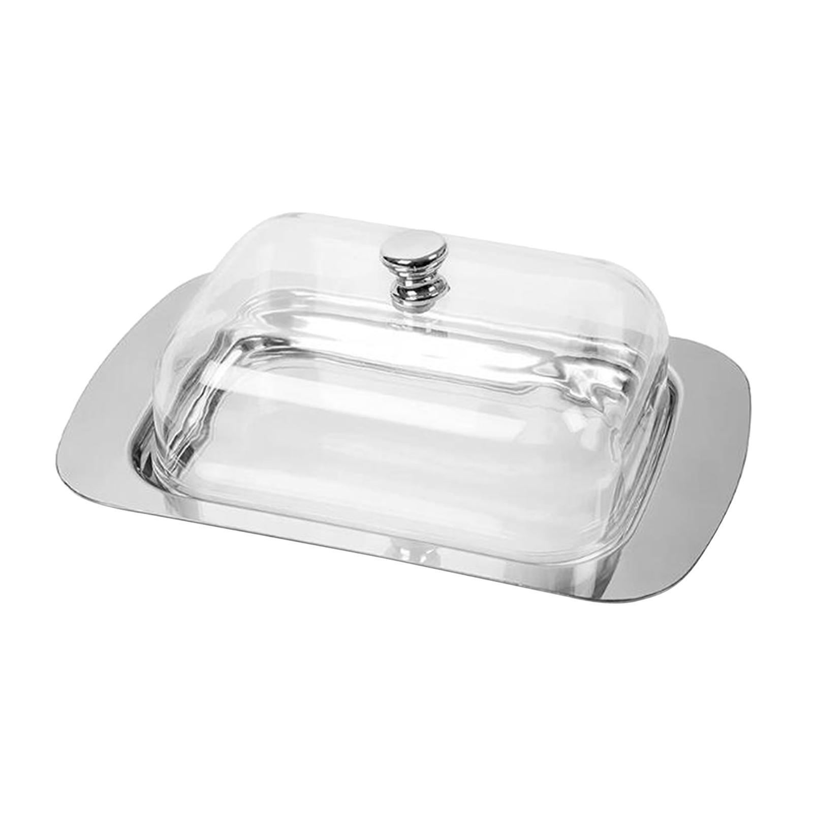 Butter Dish with Lid Butter Storage Box for Fridge Kitchen Countertop Baking