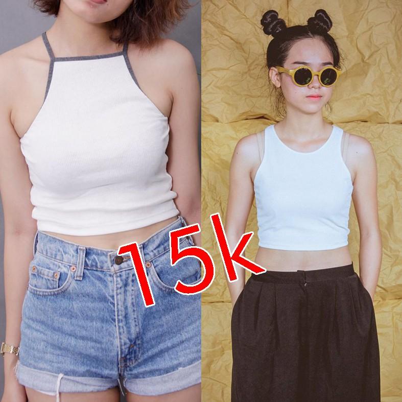 Croptop AGE2X 100% Cotton dưới 50kg mặc vừa